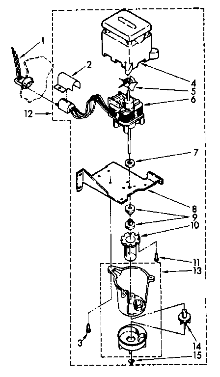 Kenmore 1988814831 pump parts diagram