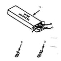 Kenmore 9117318510 illustration and parts list for wire harnesses and component diagram