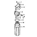 Kenmore 329346700 sears cartridge filter diagram