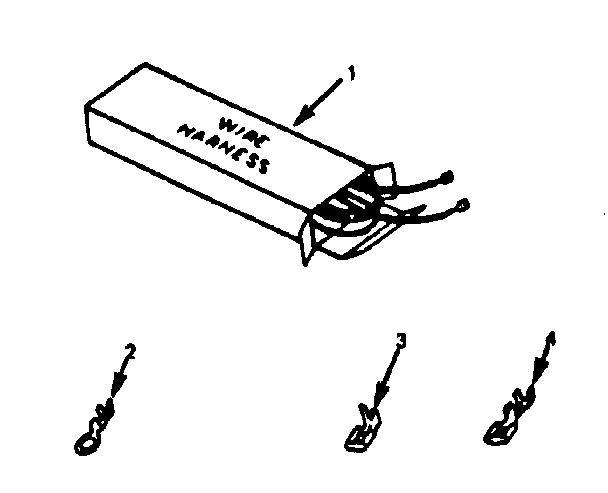 Kenmore 9119378410 wire harnesses and components diagram