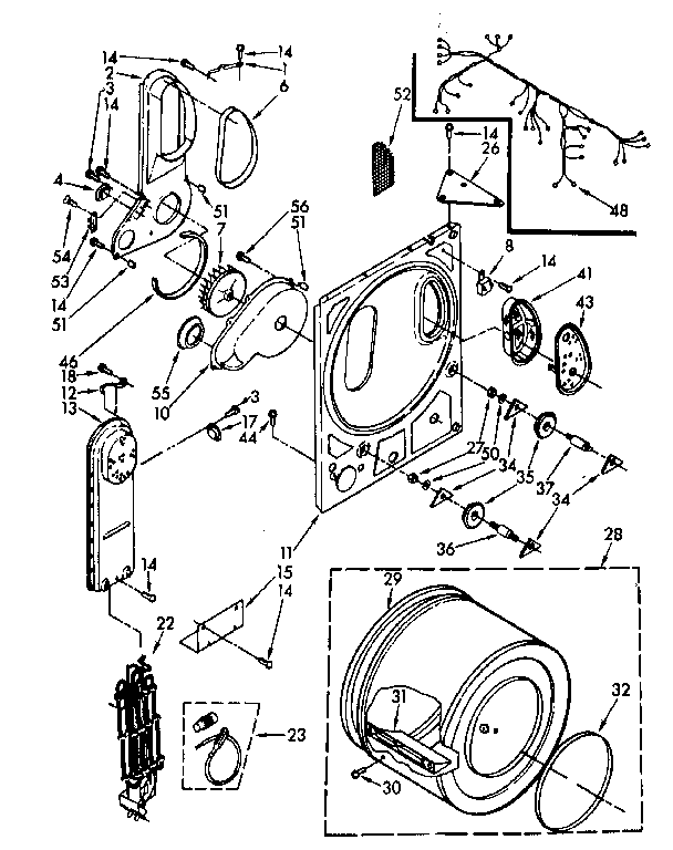 Kenmore 11088417300 bulkhead parts diagram