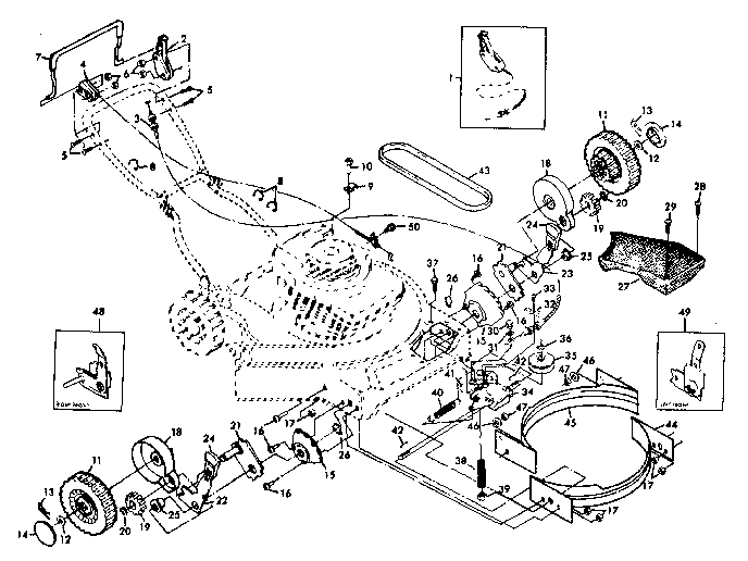 Craftsman 917378240 drive assembly diagram