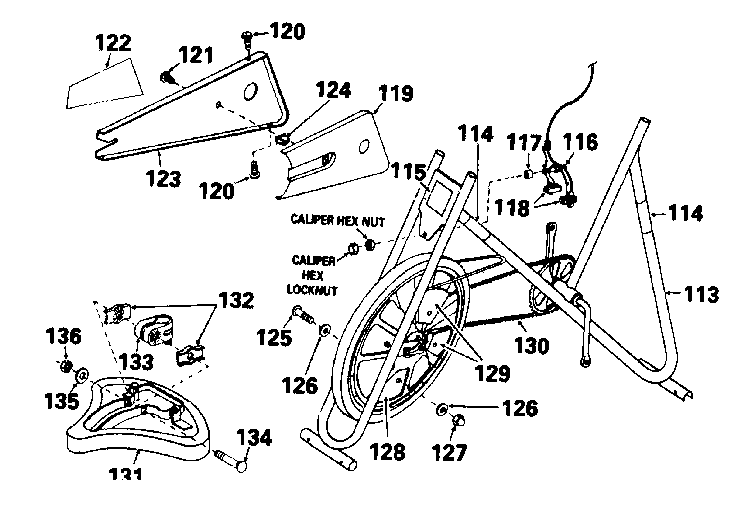 DP 235 main frame assembly diagram