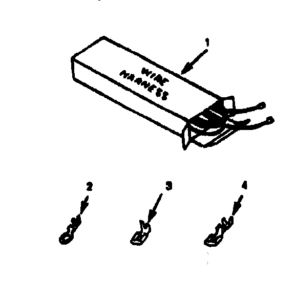 Kenmore 9114638690 wire harness and options diagram