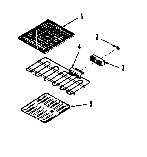 Kenmore 1194698690 optional electric grill module kit 4998640 diagram