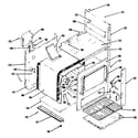 Kenmore 1197498510 body section diagram