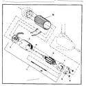 Craftsman 217592060 electrical motor assembly & parts list diagram