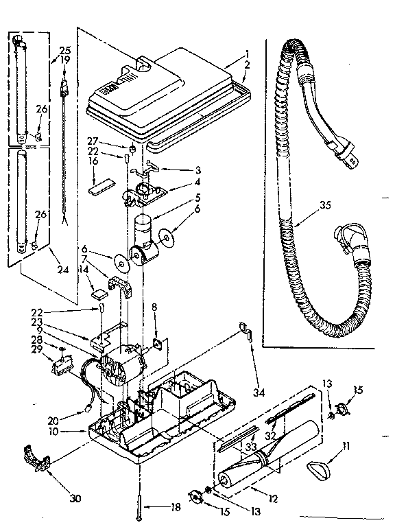 Kenmore 1165411582 power mate diagram