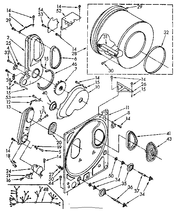 Kenmore 11089416330 bulkhead parts diagram