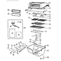 Kenmore 2581066181 grill and burner diagram