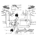 Kenmore 2581066181 main frame diagram