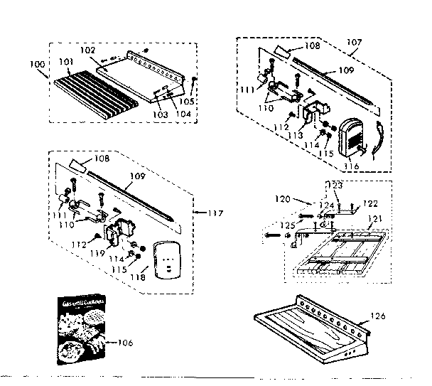 Kenmore 2581066181 optional accessories diagram