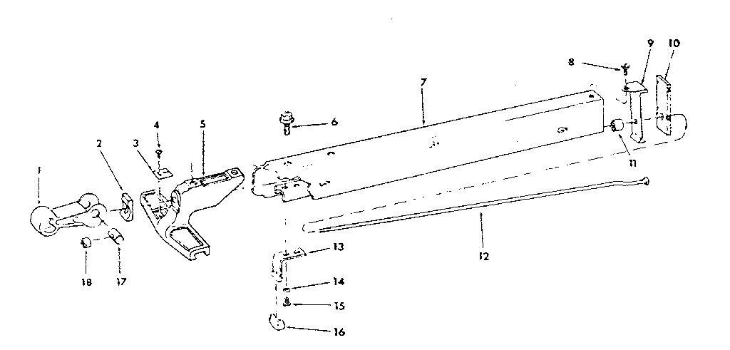Craftsman 113241690 rip fence assembly 62952 diagram