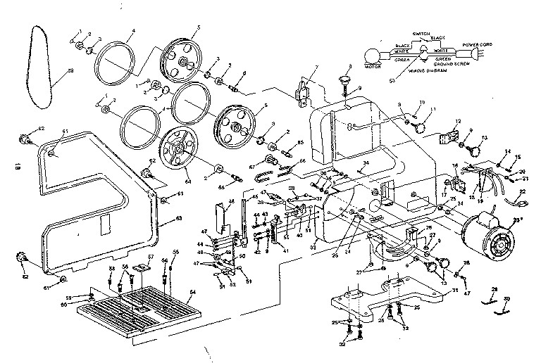 Craftsman 113244510 unit diagram