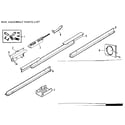 Craftsman 13953605 rail assembly parts diagram