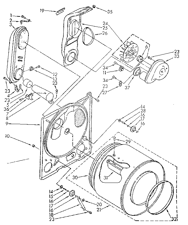 Kenmore 11087620100 bulkhead parts diagram