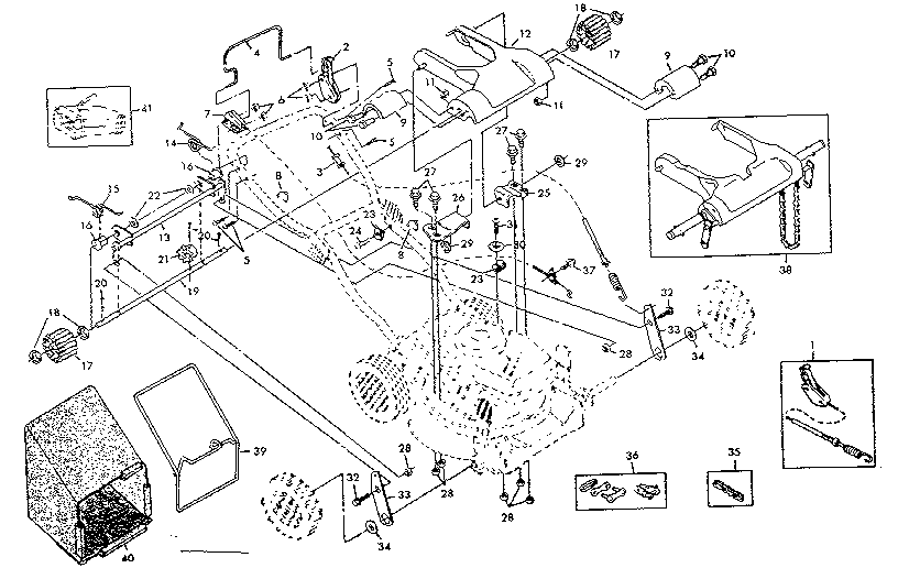 Craftsman 917372200 drive assembly diagram