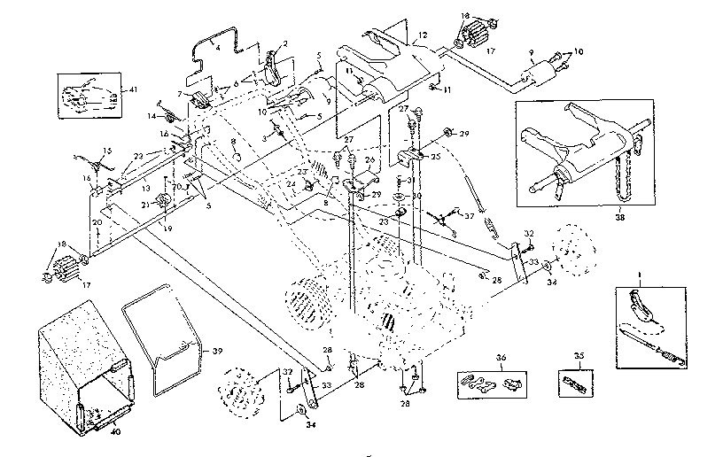 Craftsman 917372202 drive assembly diagram