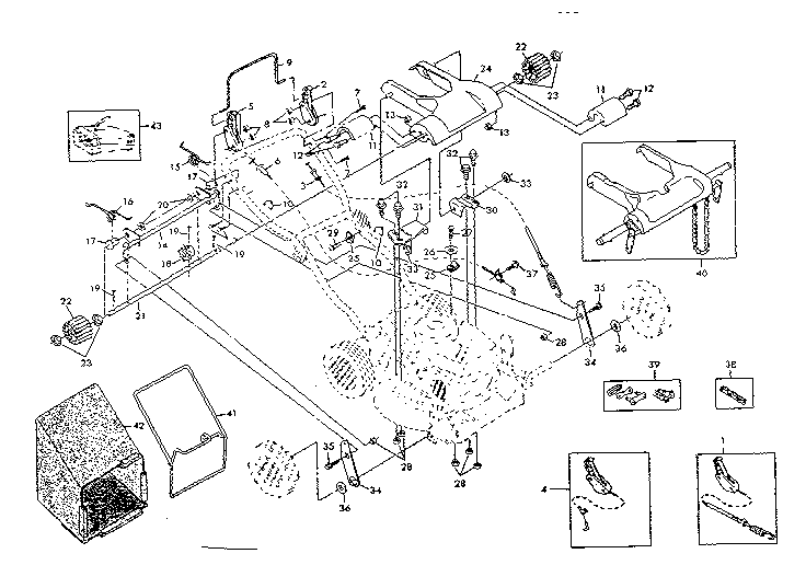 Craftsman 917974300 drive assembly diagram