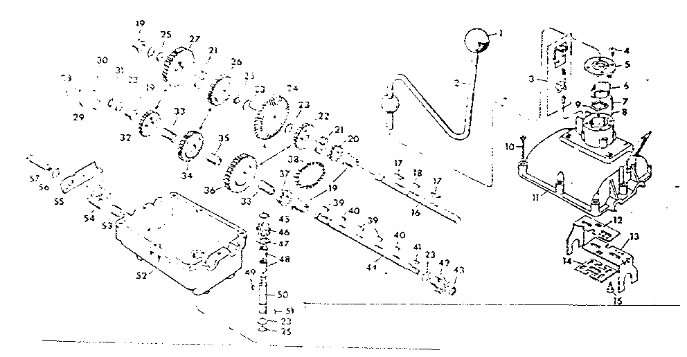 Craftsman 50281373 transmission diagram