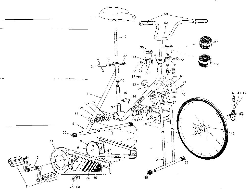 Columbia FWC7000 unit parts diagram