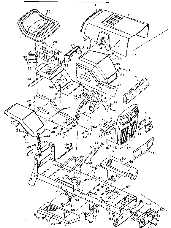Craftsman 502253760 body replacment parts diagram