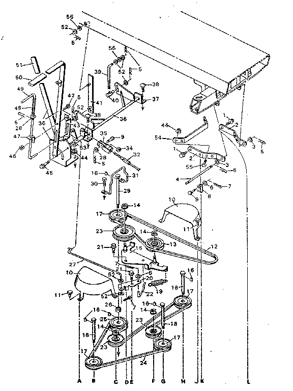 Craftsman 502253760 top half blade housing diagram