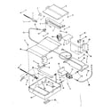 Kenmore 9117318513 broiler & oven burner section diagram