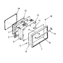 Kenmore 9117318513 over door section diagram