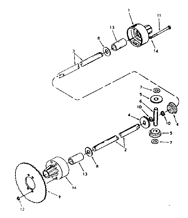 Craftsman 536255113 differential diagram