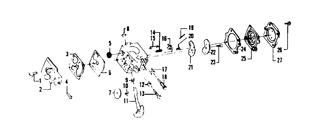 Craftsman 358795580-1980 carburetor diagram