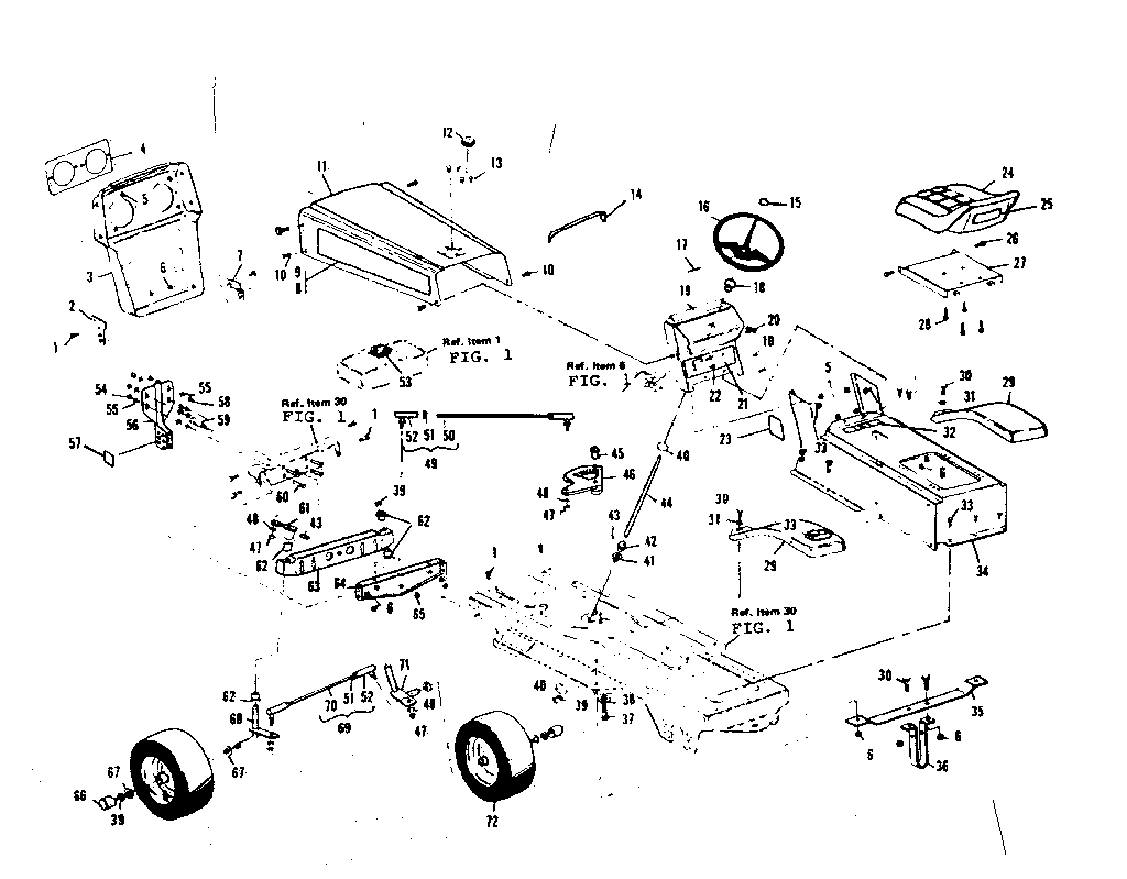 Craftsman 536255110 top half diagram