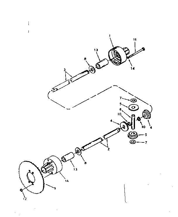 Craftsman 536255110 differential diagram