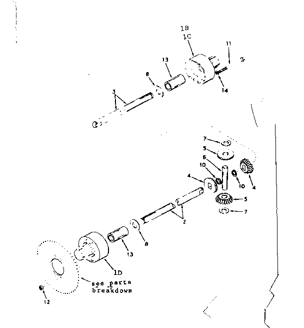 Craftsman 536250820 differential diagram