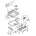 Kenmore 9113658790 main top diagram