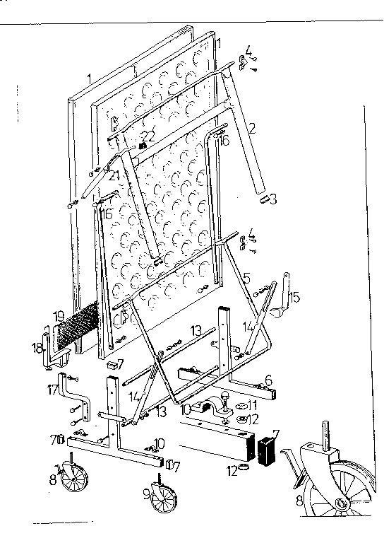 Kettler 7160-000 unit parts diagram
