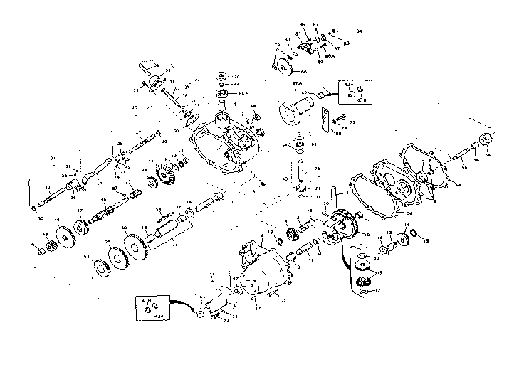 Craftsman 536250931 transaxle diagram