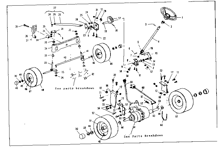 Craftsman 53625094 axle assembly diagram