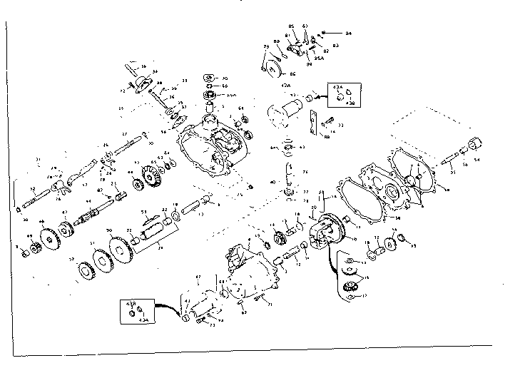 Craftsman 53625094 transaxle no. 79412 diagram