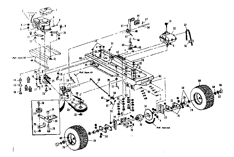 Craftsman 536255250 drive assembly diagram