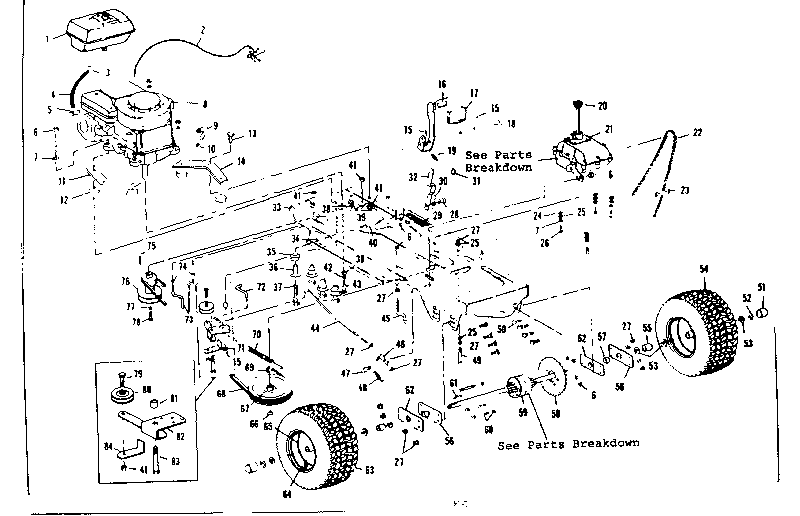 Craftsman 536255240 drive assembly diagram