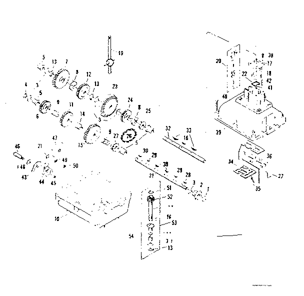 Craftsman 536255230 transmission diagram