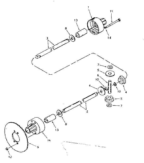 Craftsman 536255230 differential diagram