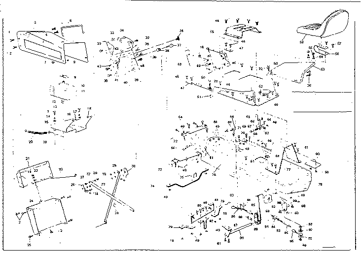Craftsman 53696331 top half diagram