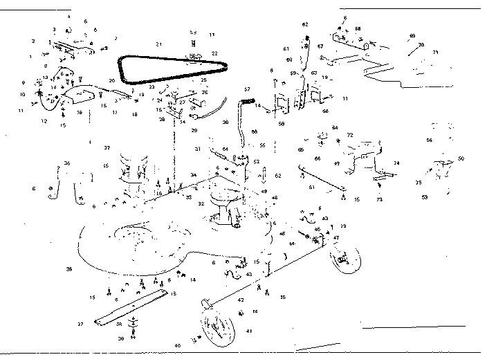 Craftsman 53696331 mower deck diagram