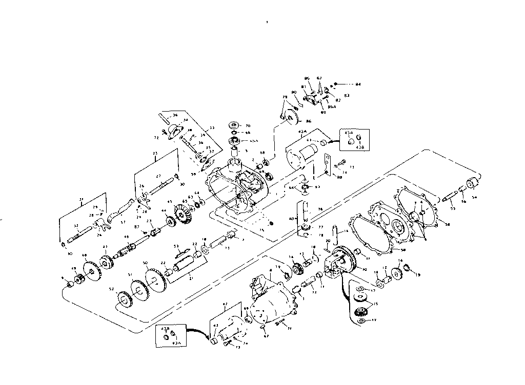 Craftsman 536255210 transaxle no. 79412 diagram