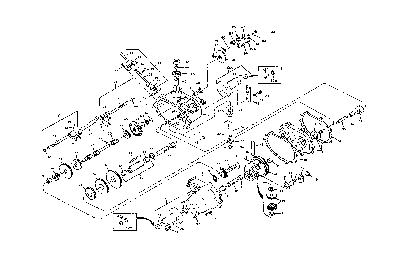 Craftsman 536250942 transaxle no. 79412 diagram