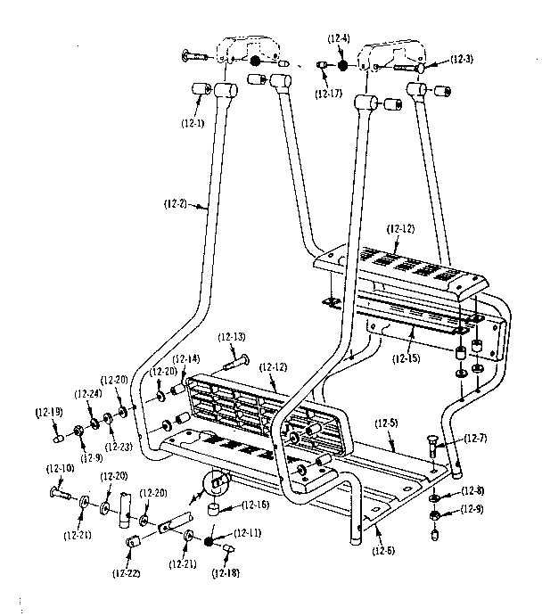 Sears 70172075-2 lawnswing assembly diagram