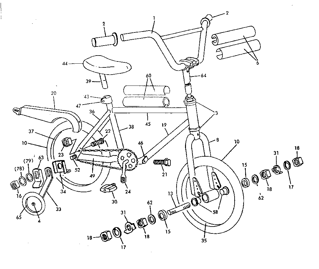 Sears 512878880 replacement parts diagram