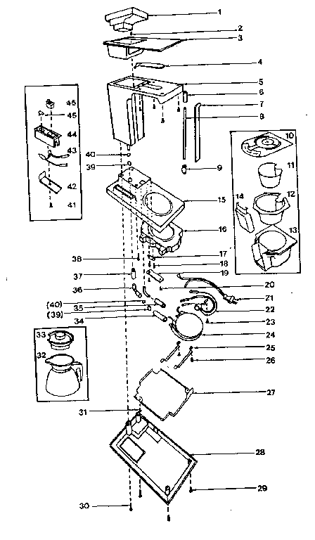 Kenmore 360675522 replacement parts diagram